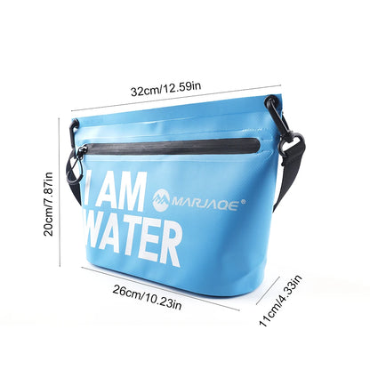 Waterproof Swimming Bags with Zipper PVC Mobile Phone Bags High-Capacity Portable Multifunctional Storable for Camping Travel