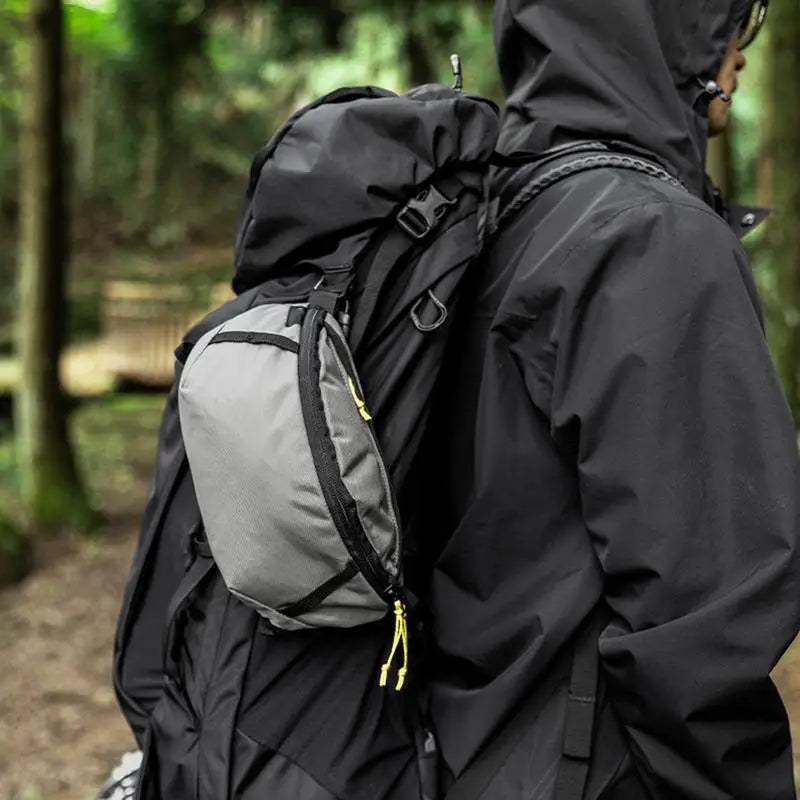 Adjustable Outdoor Waist Bag Hiking Bag With Strap Portable Mountaineering Running Waist Bag Cycling Backpack For Camping Hiking