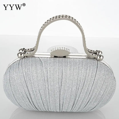 Fashion Diamond Top Handle Women Evening Handbag Clutch Bags Glitter Sequins Rhinestone Female Daily Purse for Wedding Prom