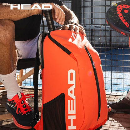 Genuine HEAD Tennis Bag Tour Team Tennis Racket Backpack Male Multifunctional Sports Bag Female Tenis Padel Racket Bag Badminton