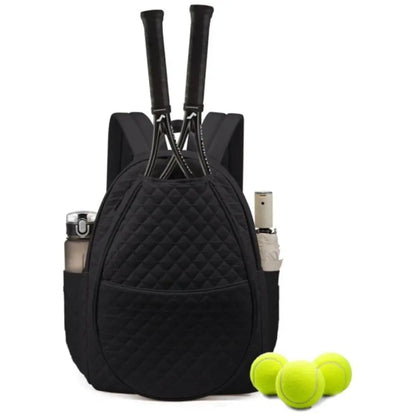 Large Capacity Tennis Crossbody Backpack Waterproof Adjustable Strap Lightweight Sling Bag Multipurpose Organizer