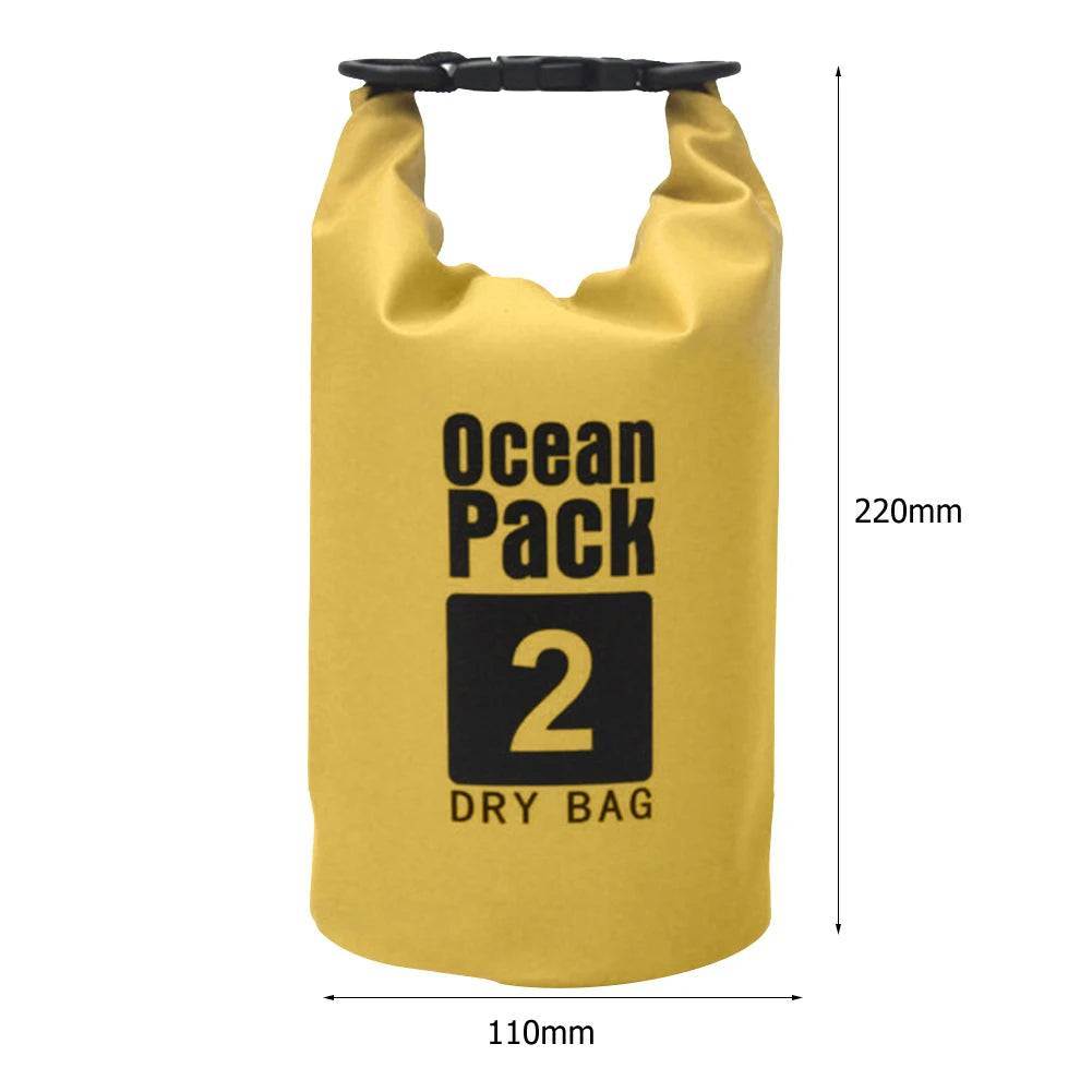 Waterproof Swimming Bag Dry Sack Fishing Surfing Beach Seaside Boating Storage Drifting Rafting Bag for Outdoor