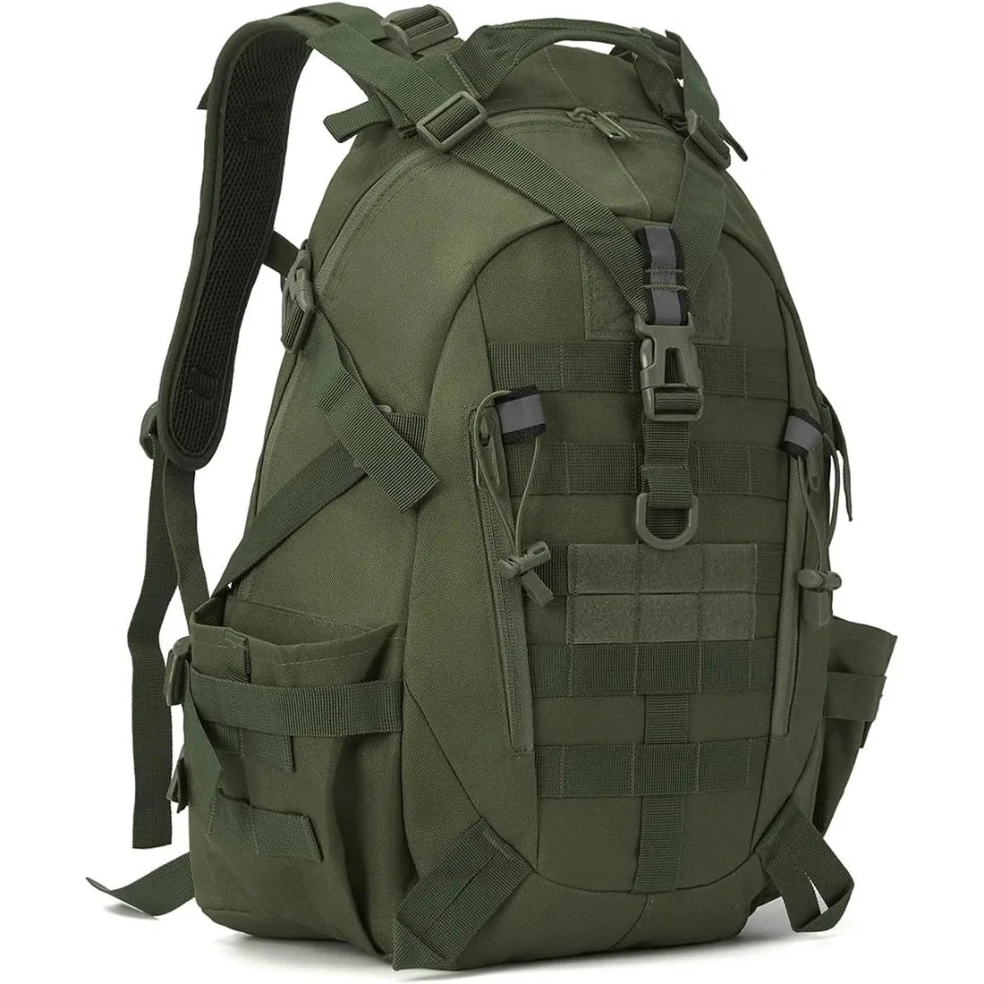 Tactical backpacks and emergency backpacks with modular loading systems, featuring reflective strips, suitable for daily use.