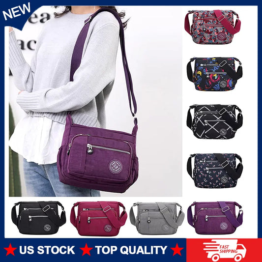 Women Handbags Casual Crossbody Shoulder Bag Women's Nylon Waterproof Messenger Bags For Ladies Diagonal Bag Travel Purses