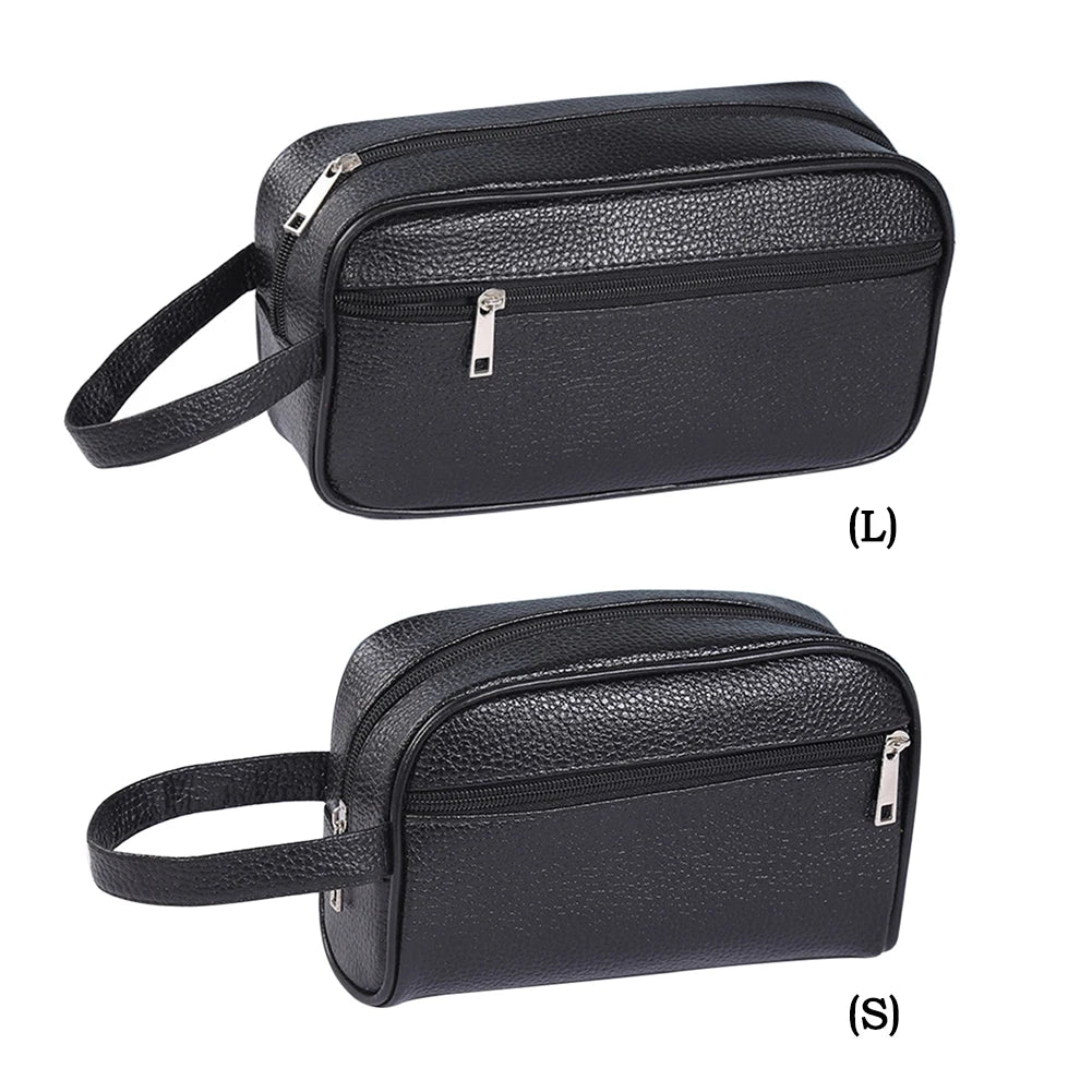 Men Women Fashion Wristlet Bag Creative PU Leather Mobile Phone Wristlet Bag Pure Color Small Handbags Wallet