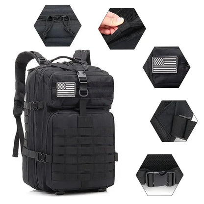 30/45L Man Tactical Backpacks HkingTraveling Bags Survival Outdoor 3P Assault Pack EDC Molle Pack For Trekking Hunting Bag