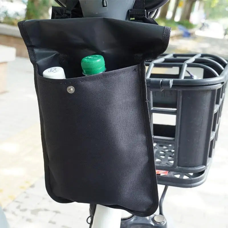 Cycle Phone Bag Waterproof Oxford Tube Pouch Electric Cycle Baggies Multi-functional Front Pouch Large Capacity Riding
