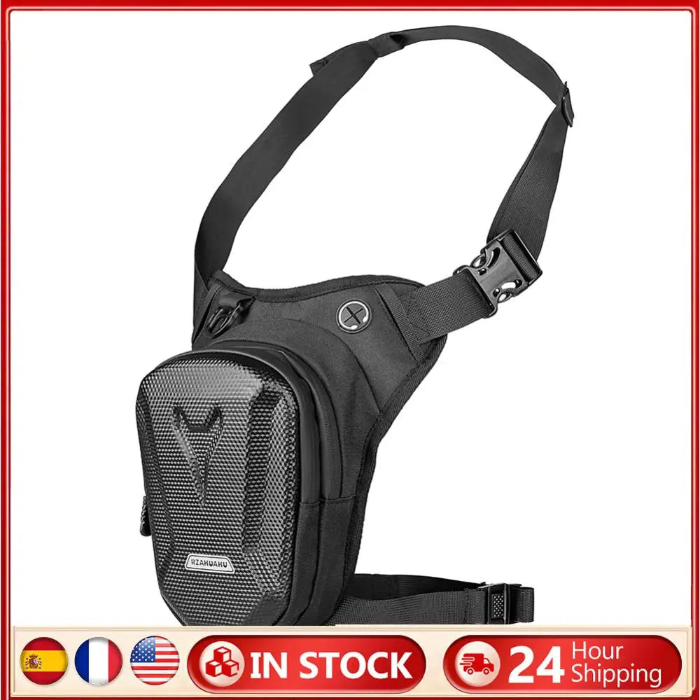 Motorcycle Leg Side Bag EVA Hard Shell Outdoor Waist Motorbike Packs Mobile Phone Purse Hip Bum Pack Motorcycle Accessories