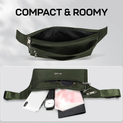 Outdoor Running Hiking Fitness Waist Bag Ultra-thin Mobile Phone Elastic Sports Men Belt Bag Close-fitting Mobile Phone Bags