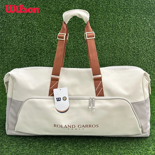 Wilson 2025 ROLAND GARROS LARGE DUFFEL BAG Limited Edition Multi functional Capacity Tennis Bag Sports Backpack WR8042301001