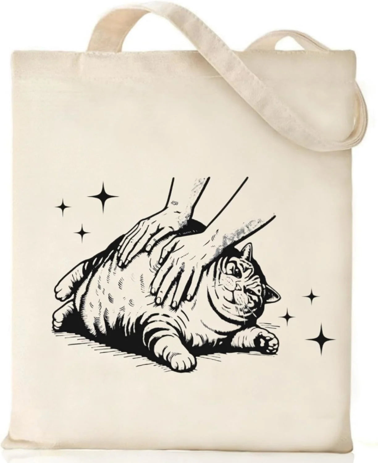 Canvas Tote Bag for Women with Inner Pocket, Aesthetic Shoulder Book Bags Gift Totes Shopping Reusable Grocery Bags