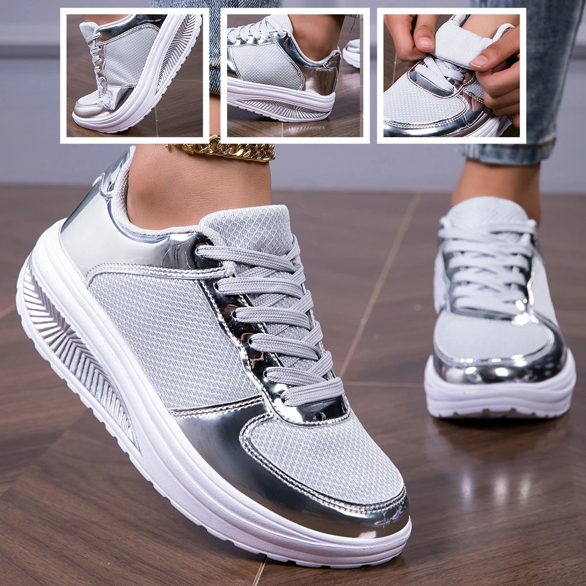 Sneakers for Women Orthopedic Sneakers Walking Shoes for Women, Lightweight Casual Tennis Sneakers Air Running Shoes Tennis