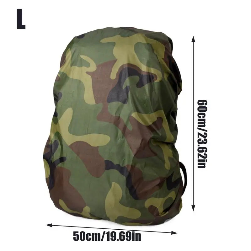 20-55L Outdoor Hiking Bag Rain Cover Universal Backpack Rain and Dust Cover School Bag Waterproof Cover