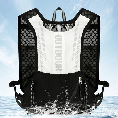 Hydration Running Vest Waterproof Water Bladder Daypack Reflective Outdoors Hydration Pack for Hiking Trail Running
