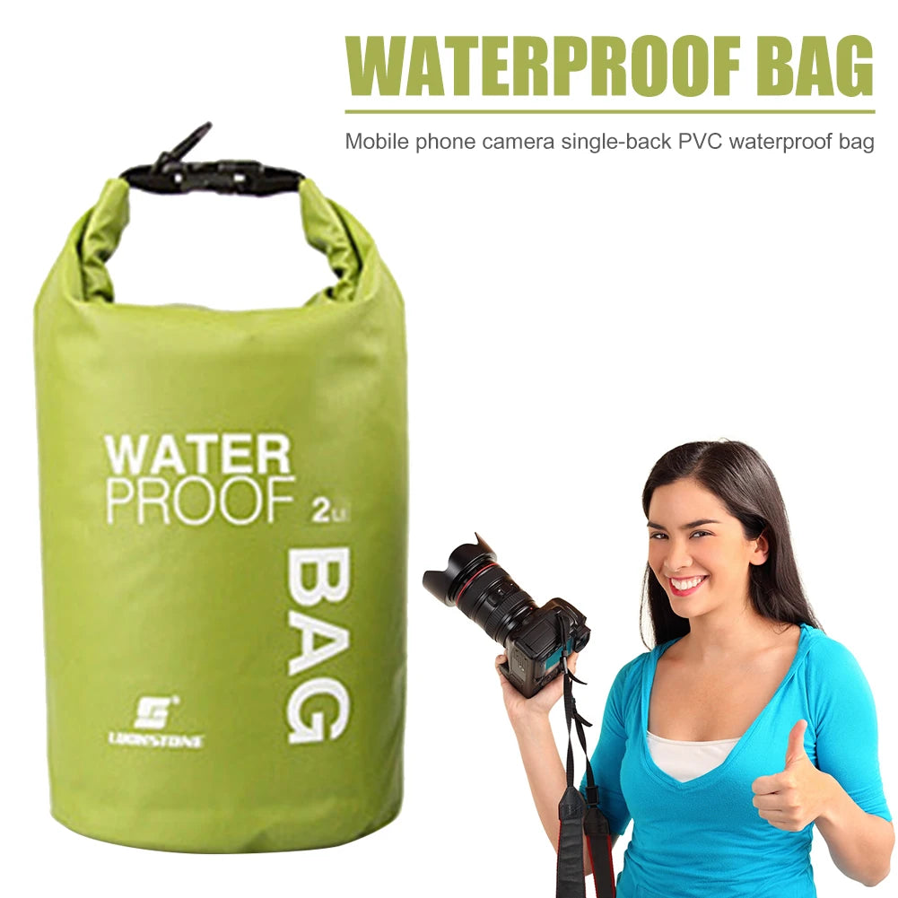 2L Waterproof Drifting Bag Drifting PVC Mesh Bag Multifunction Swimming Phone Bag Lightweight for Outdoor Swimming