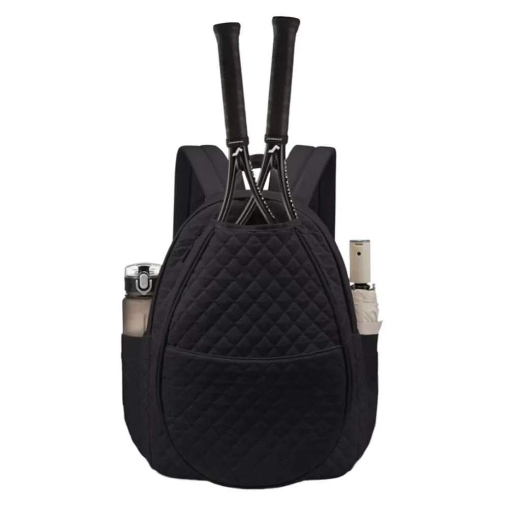 Large Capacity Tennis Crossbody Backpack Waterproof Adjustable Strap Lightweight Sling Bag Multipurpose Organizer