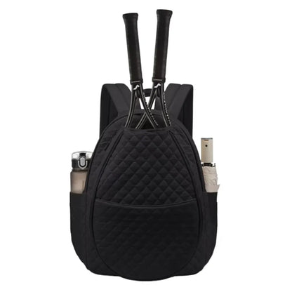 Large Capacity Tennis Crossbody Backpack Waterproof Adjustable Strap Lightweight Sling Bag Multipurpose Organizer