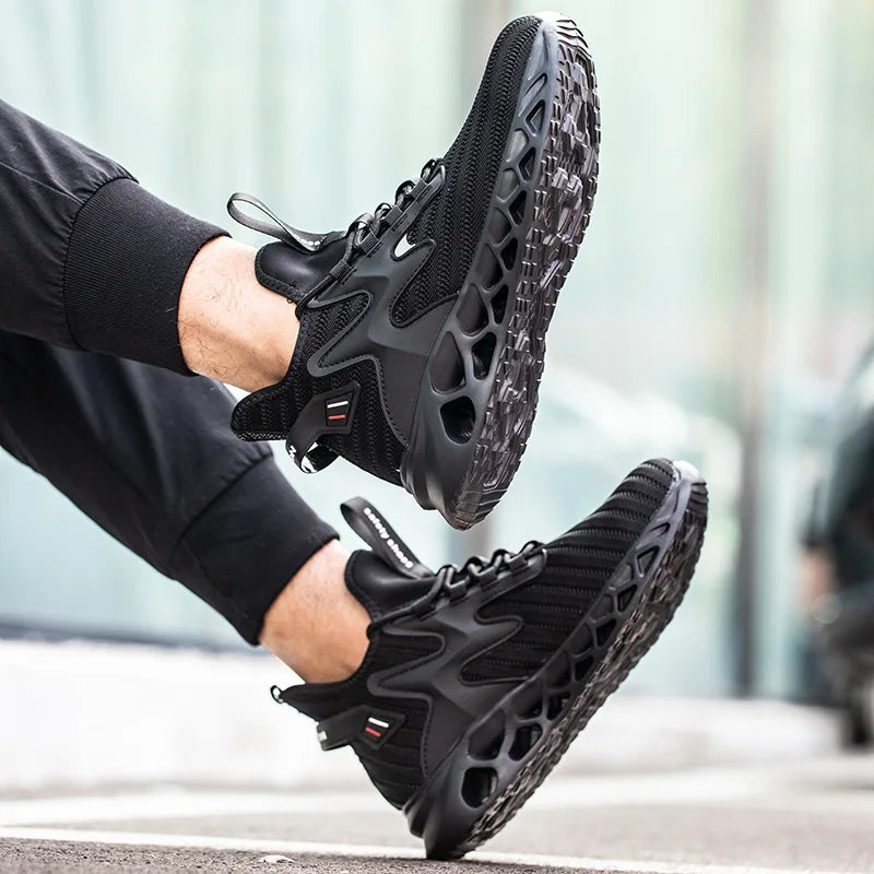Safety Shoes Steel Toe Boots for Men Comfortable Work Shoes Anti shock Anti-Drop Work Sneakers Protective Boots