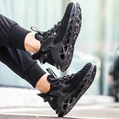 Safety Shoes Steel Toe Boots for Men Comfortable Work Shoes Anti shock Anti-Drop Work Sneakers Protective Boots