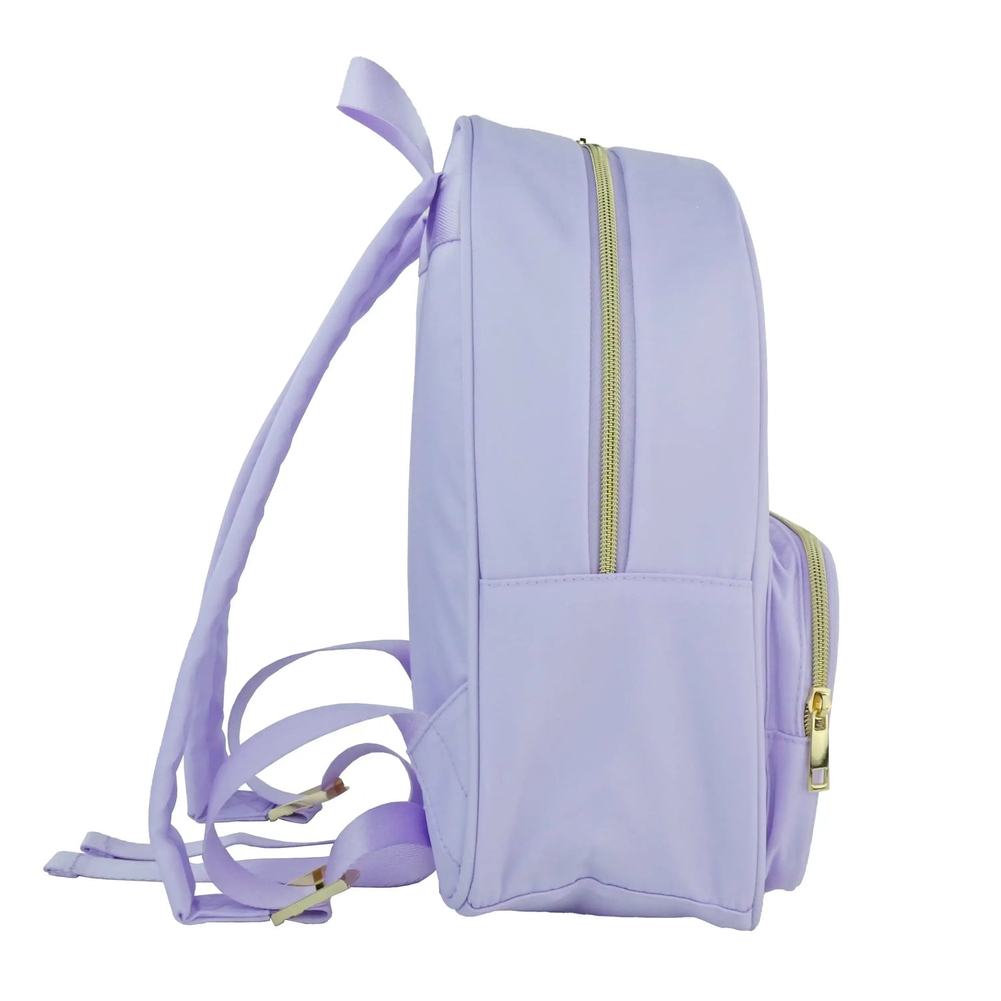 Nylon Backpack, Customizable Travel Book Bag for Crafts, School, and Everyday Use, Purple