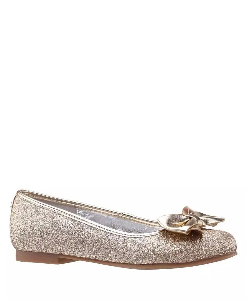 Nina | Little Girls Rose Ballet Flat-Shoe Flats