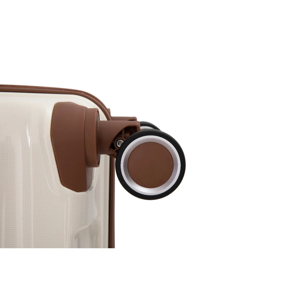 5-Piece Set (20"24"28 +a travel bag and a toiletry bag) ,PP Hardshell Carry on Luggage Set with TSA Lock Carry