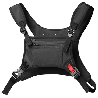 Sports Chest Bag for Men Water Resistant Chest Pack with Phone Holder Running Backpack for Workouts Running Cycling