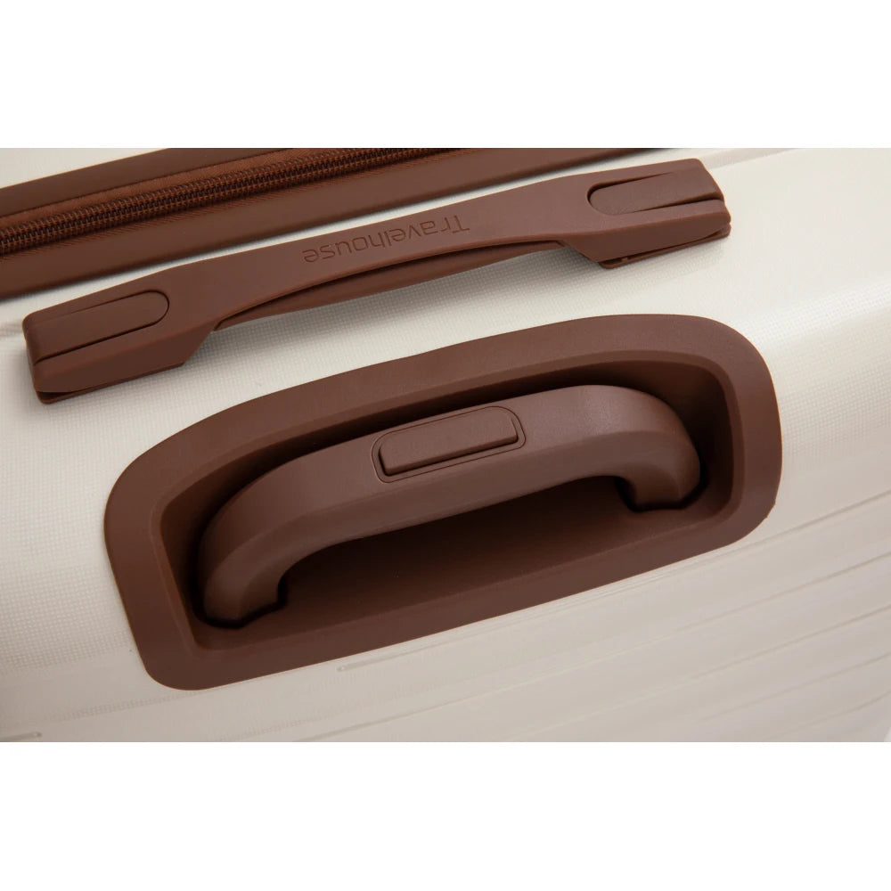 5-Piece Set (20"24"28 +a travel bag and a toiletry bag) ,PP Hardshell Carry on Luggage Set with TSA Lock Carry