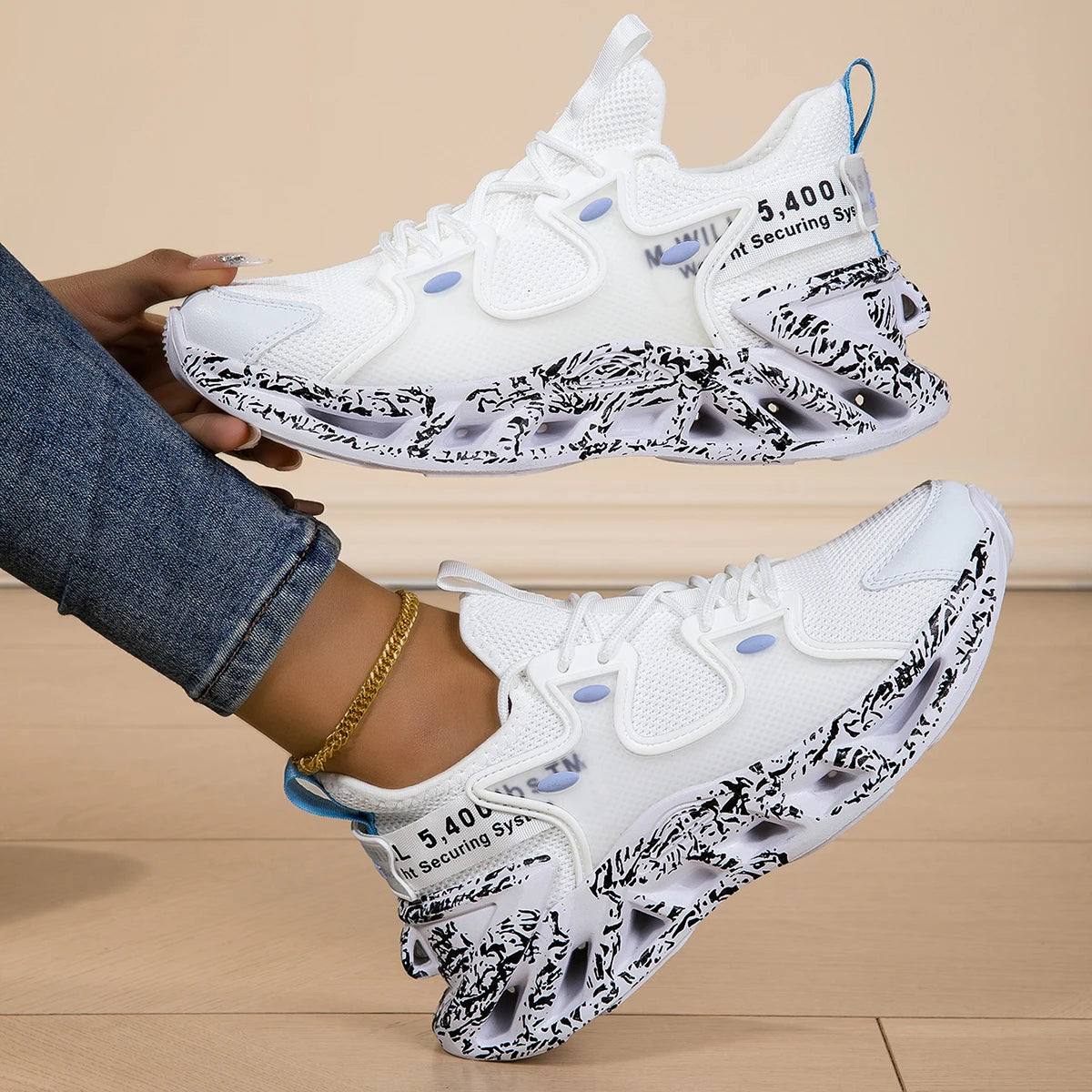 Running shoes for men and women, lightweight mesh, breathable and comfortable, flat and soft tennis shoes for couples, sports sh