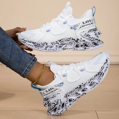 Running shoes for men and women, lightweight mesh, breathable and comfortable, flat and soft tennis shoes for couples, sports sh