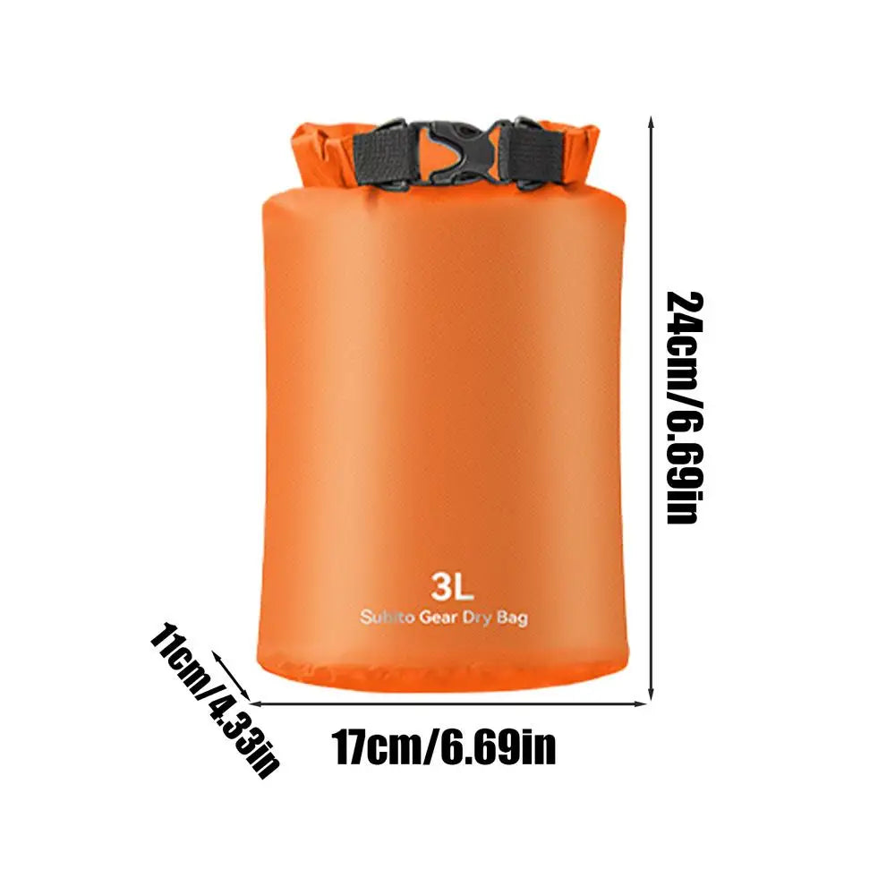 Dry Bag Roll-top Waterproof Floating Sack Swimming Rafting Kayaking River Trekking Floating Sailing Canoing Boating Water Bag