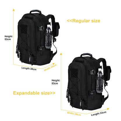 Large Capacity 40L 65L Outdoor Tactical Military Tactics Backpack Travel Hiking Camping Fishing Tool Backpack for Men Women