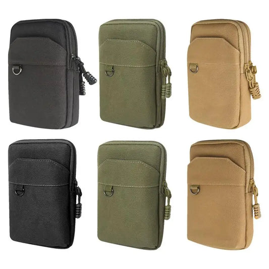 Nylon Molles Bag For Mobile Phone Utility Pouches Gadget Organizer Belt Waist Bag Hunting Fanny Pack For Outdoor Hiking Climbing