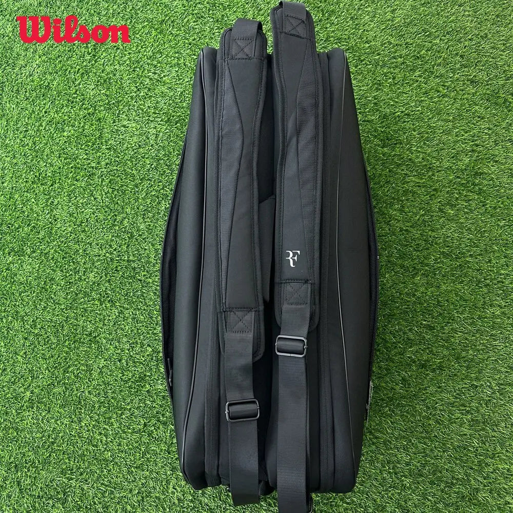 Wilson Tennis Bag RF Tournament Racquet Backpack 9 Pack Large-capacity Professional Sport Tennis Bag with Heat Insulation
