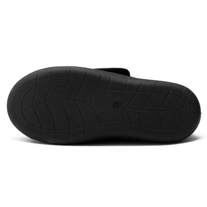 Unisex Diabetic Shoes Wide Walking Shoes Plush Lining Slip-On Orthopedic Shoes Hook and Loop Sneakers for Swollen Feet