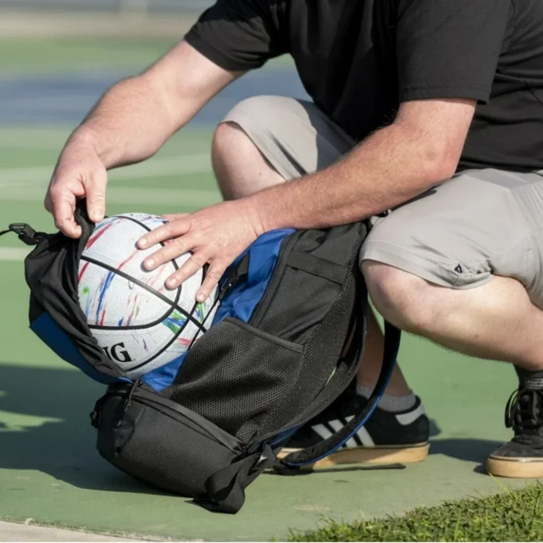26.5 L Blue Multi-Sports Backpack, Unisex, Sports Bag, Adult, Teen, Polyester, New