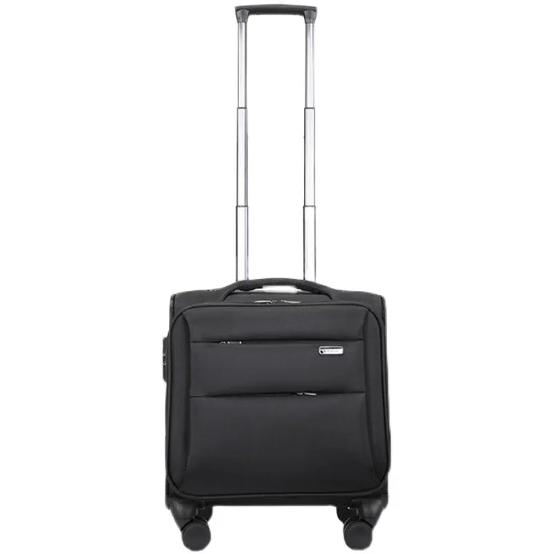 12 20-inch Mini Carry-on Cabin Suitcase Business Travel Luggage Oxford Cloth Trolley Case Small Size 14 16 18 Inch