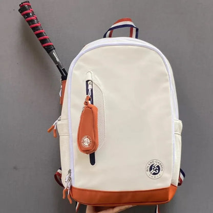 Wilson Roland Garros - Clay Tennis Bag, 2-racket Max Backpack with compartments, commemorative trip to the French Open