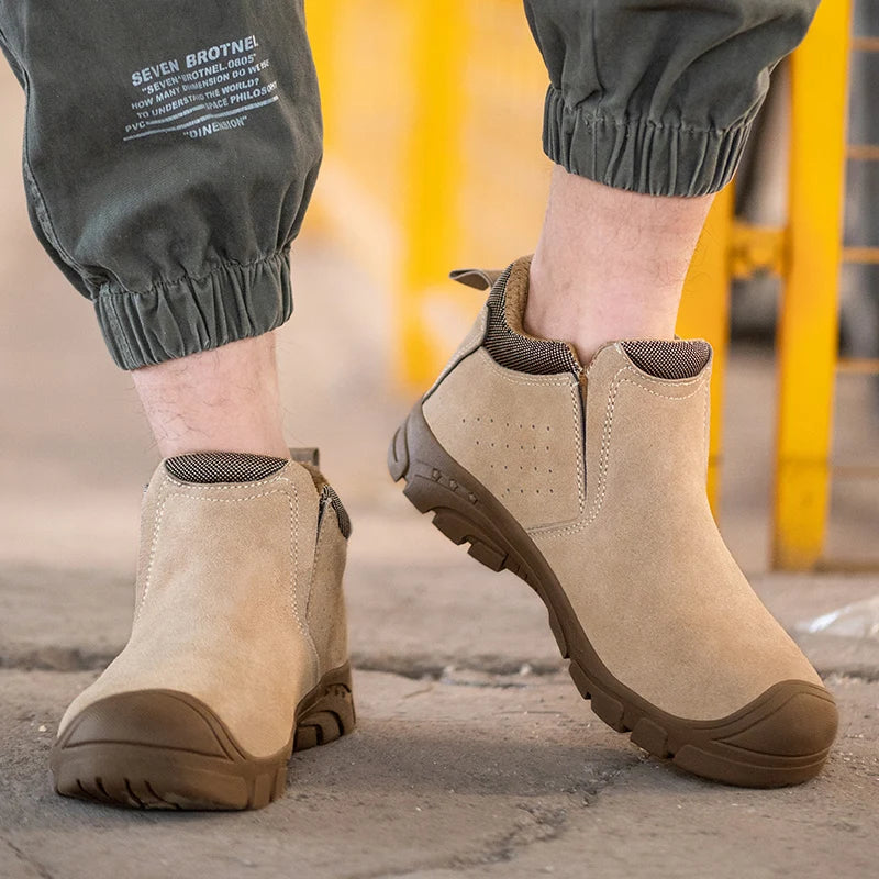 Insulation Men Work Boots Puncture-Proof Safety Shoes Composite Toe Welder Protective Shoes Indestructible Work Shoes Sneakers