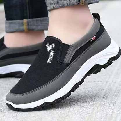 Men Penny Boat Shoes Sports Shoes Breathable Orthopedic Travel Plimsolls Flat Comfortable for Outdoor Activity Hiking Walking
