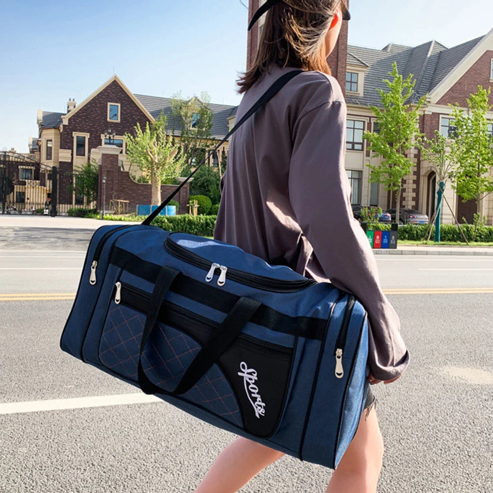 Oxford Dry Wet Separation Bags Waterproof Sports Backpack Purse Multifunctional Wear-resistant Side Zippers for Outdoor Football