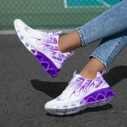 Women's running shoes, lightweight mesh, breathable and comfortable flat soft tennis shoes, blade sports shoes for women