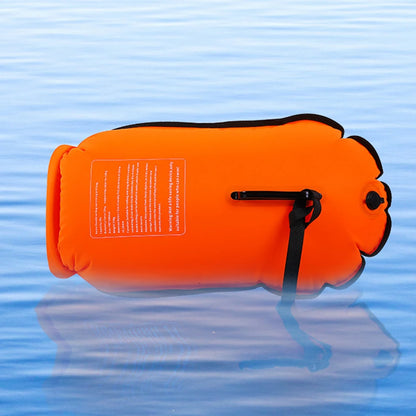 20L Inflatable Open Swimming Buoy Tow Float Dry Bag With Waist Belt For Boating Rafting Swimming Bucket Water Sport Safety Bag