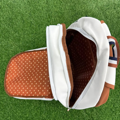 Wilson Tennis Bag Holds 2 Tennis Rackets Backpack French Open Shoulder Bag Court Racket Bag Men Women Padel Sports Backpack