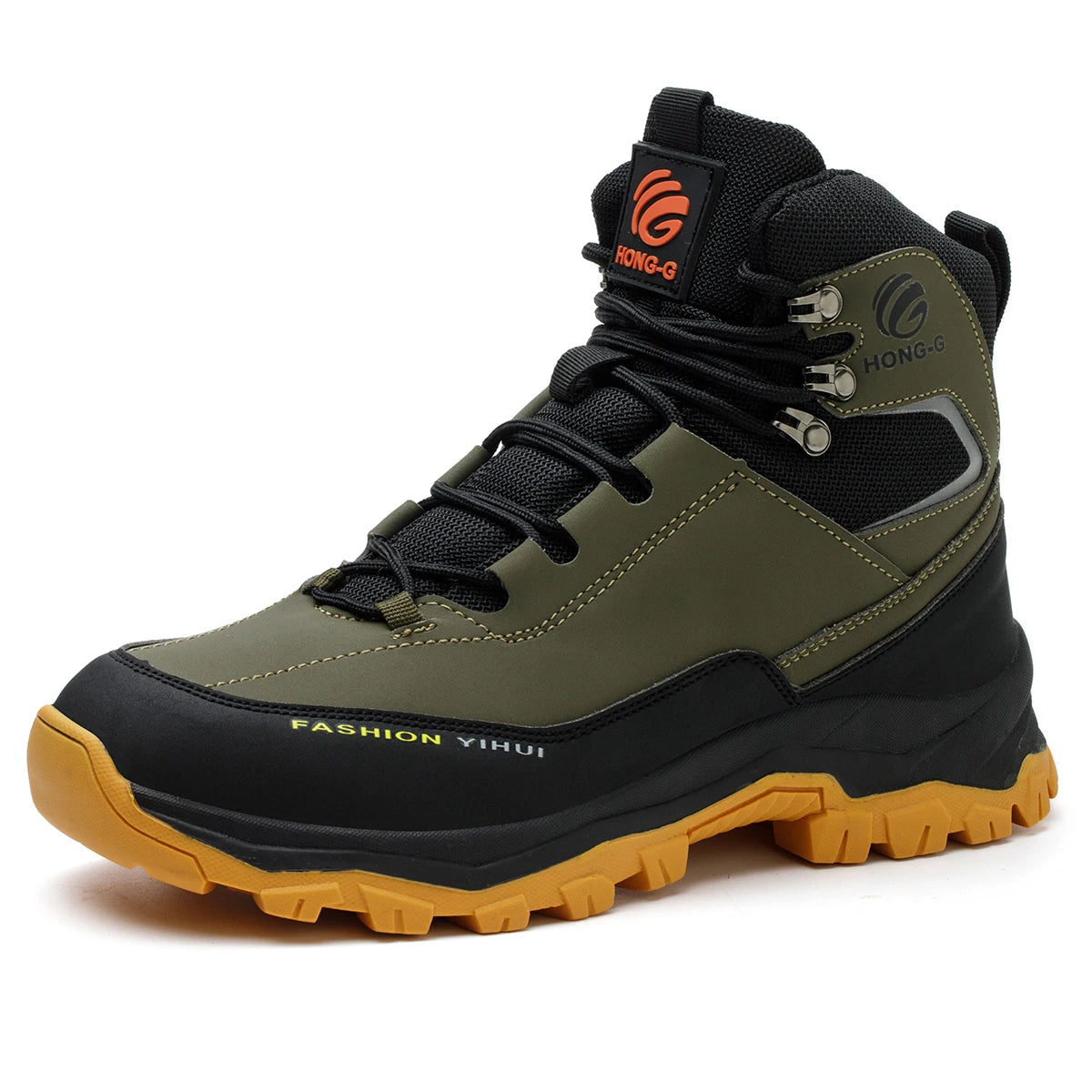 Safety Shoes Men Boots High Top Work Sneaker Steel Toe Industrial Shoe Anti-smash Puncture-Proof Work Boots Indestructible Shoes