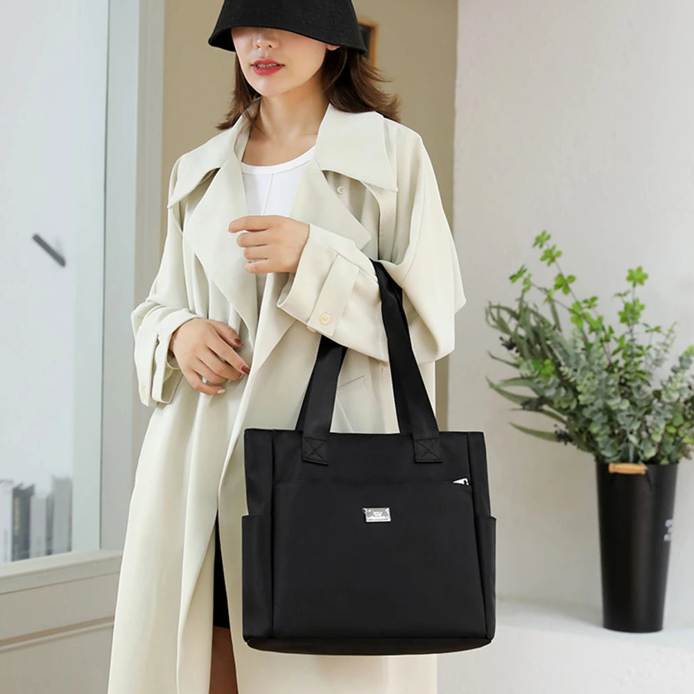 Commute Bag Large Capacity Shoulder Bag Casual Fashion Portable Elegant for Work