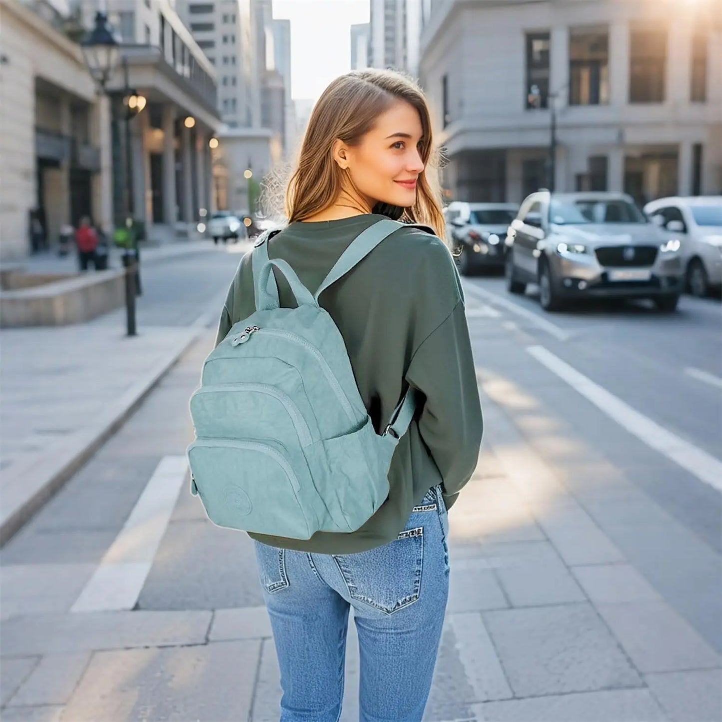 2025 New-in Women's Fashion Backpack for Travel Lightweight School Casual Laptop Back Bag Waterproof For Girls Youth Students