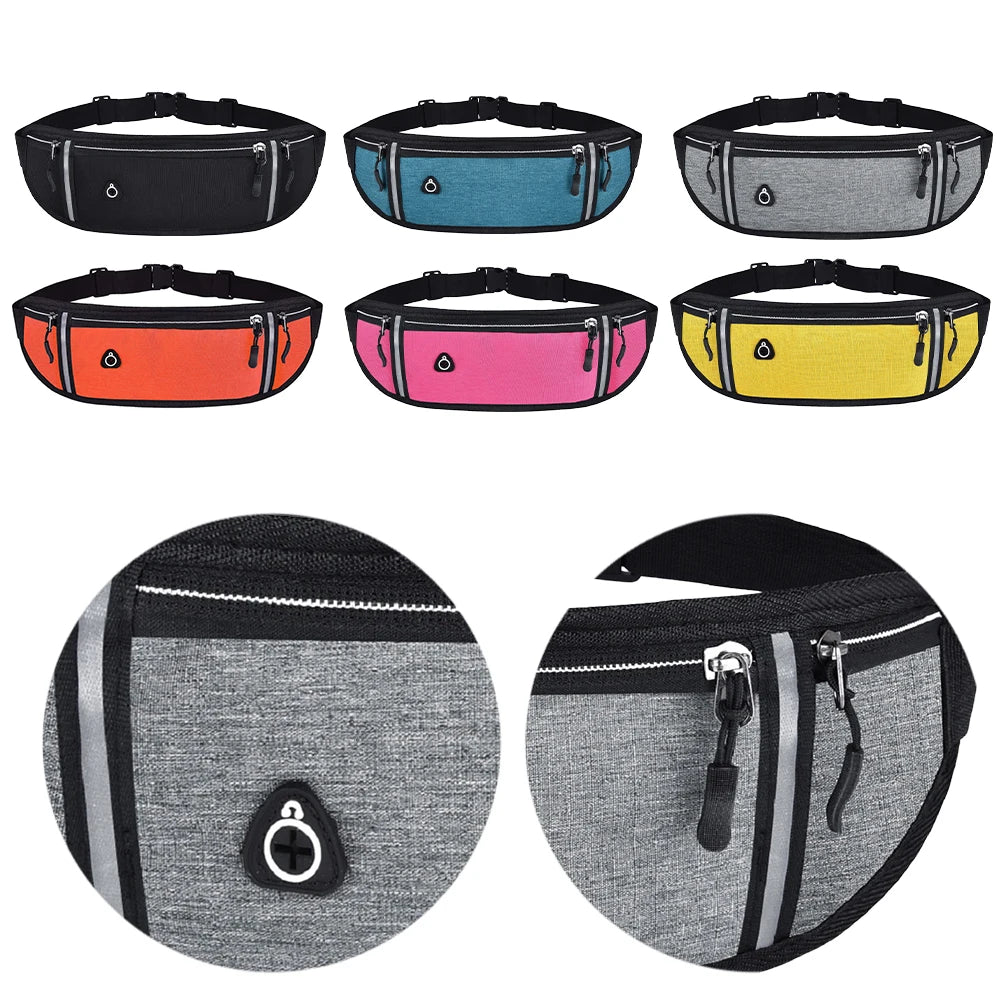 Fanny Pack Phone Holder Belt Waist Bag Waist Pack for Running Walking Cycling Camping Gym
