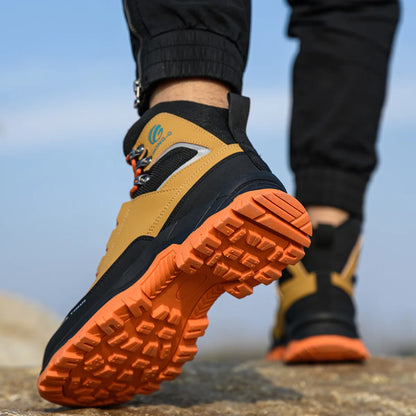 Safety Shoes Men Boots High Top Work Sneaker Steel Toe Industrial Shoe Anti-smash Puncture-Proof Work Boots Indestructible Shoes