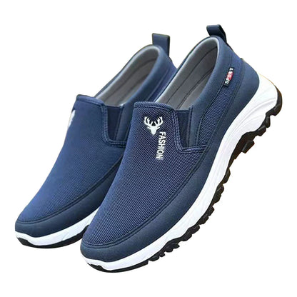 Men Penny Boat Shoes Sports Shoes Breathable Orthopedic Travel Plimsolls Slip On Non-Slip for Outdoor Activity Hiking Walking